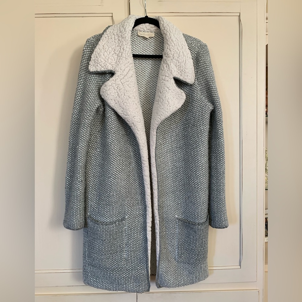 Love Stitch Sweater Coat. Size Small